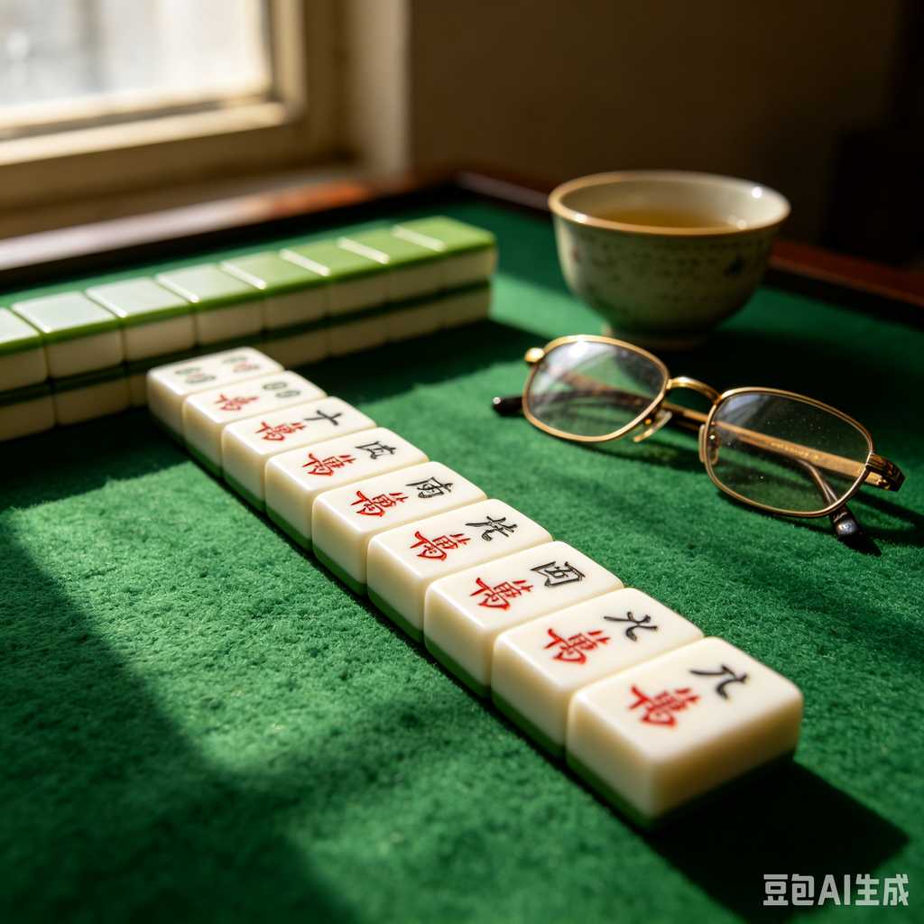 metallic finish mahjong set