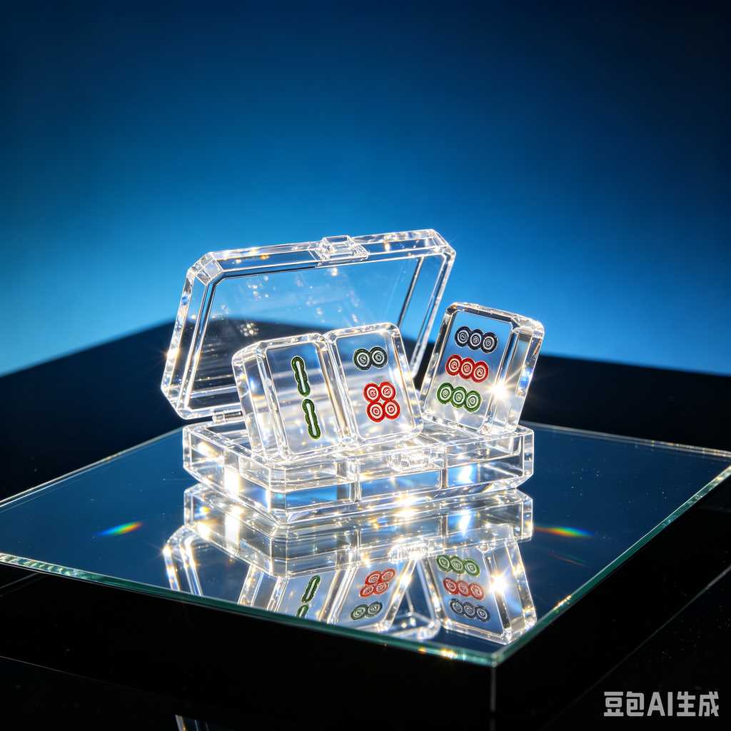 wooden mahjong set