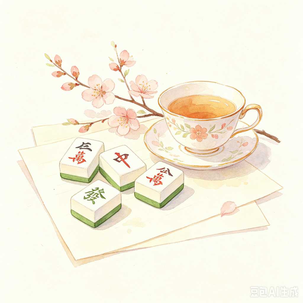 corporate gift box mahjong set