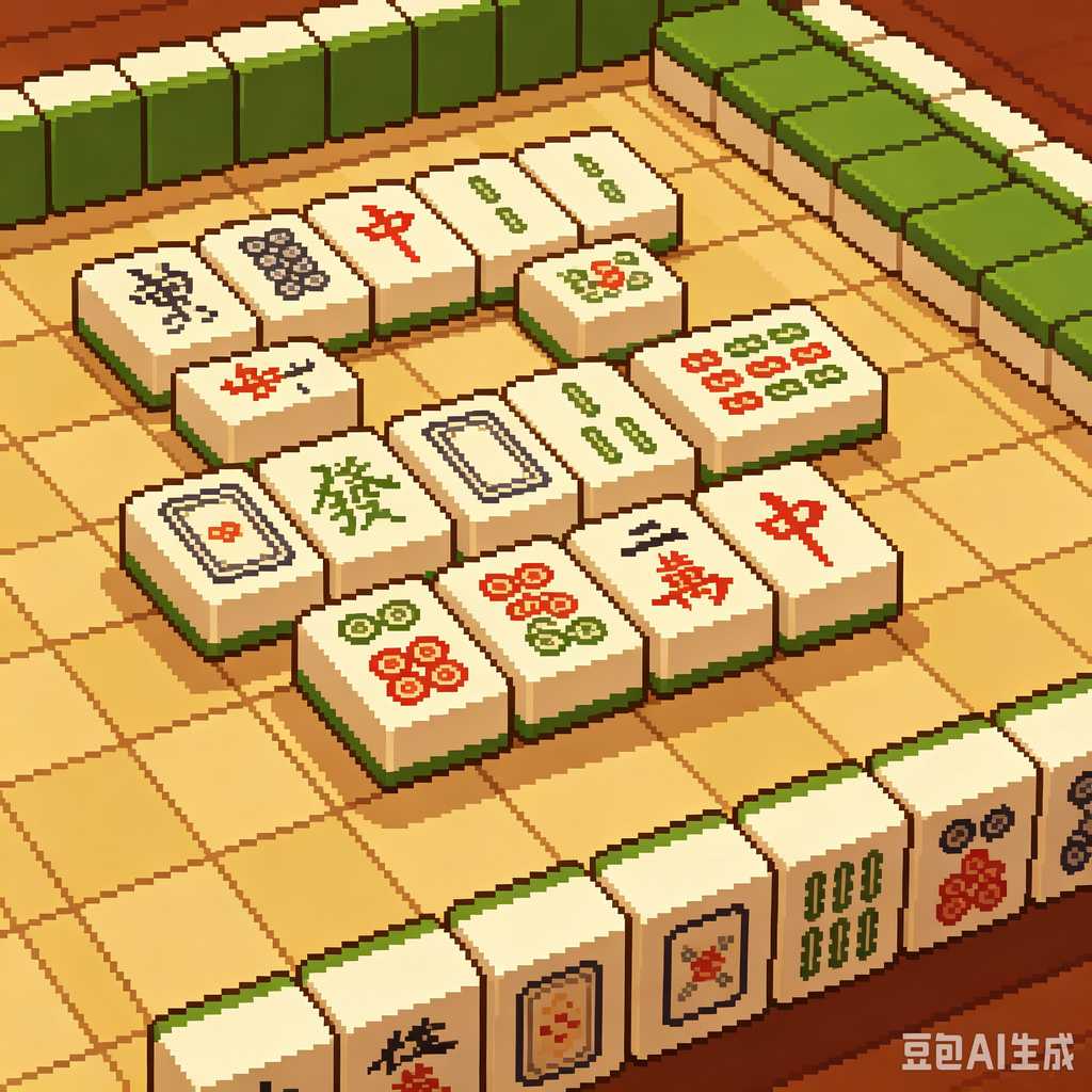 high resolution mahjong tiles print