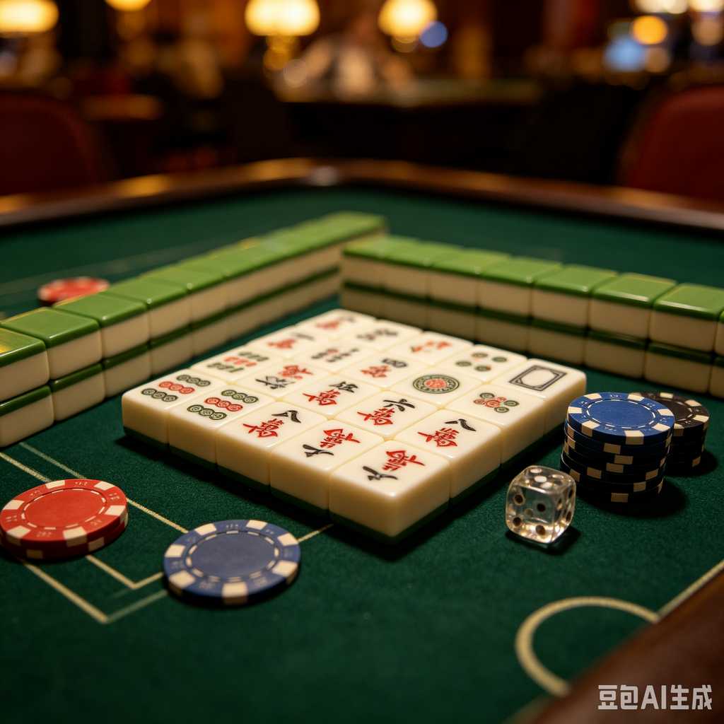 asian classic board game mahjong